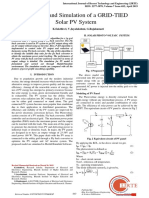 Modeling and Simulation of A GRID-TIED Solar PV System: K.Sakthivel, V.Jayalakshmi, G.Rajakumari