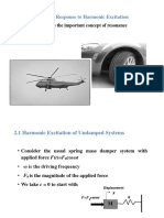 Chapter 2 Response To Harmonic Excitation: Introduces The Important Concept of Resonance