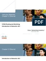 Instructor Materials Chapter 5: Ethernet: CCNA Routing and Switching Introduction To Networks v6.0