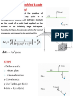 Stresses Due To Added Loads: A-Concentrated Load