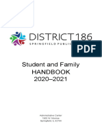 Springfield Public Schools Student and Family HANDBOOK 2020-2021