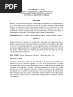 Informe Corriente Alterna