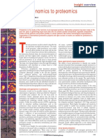 From Genomics To Proteomics: Insight