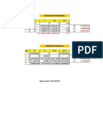 Regresión Exponencial #X Y XY X 2 B A' A