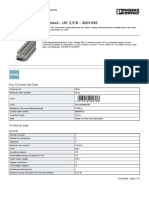 Feed-Through Terminal Block - UK 2,5 B - 3001035: Key Commercial Data