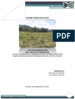 INFORME DE AVALÚO UN LOTE DE TERRENOimp PDF