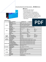 500W Pure Sine Wave DC To AC Power Inverter Series: Features