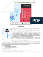 Todo Sobre La Prevencion Del Covid-19 Imss