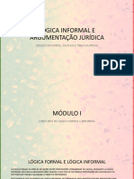 Módulo I - Conceitos de Lógica Formal e Informal PDF