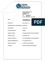 Curriculum Rovi Eléctrica