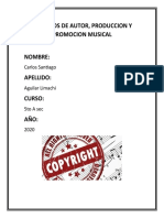 Derechos de Autor Producción y Promoción Musical