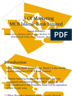 4 P's of MCB Islamic Bank Limited - Group Yellow