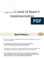 Current Level of Basel II Implementation