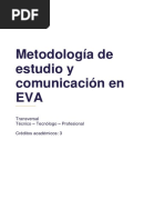 Guía Metodológica Metodología de Estudio y Comunicación en Eva