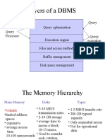 Layers of A DBMS: Query Optimization Query Processor Query