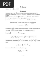 Integral de Arccos (X) - Solução