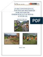 Plan Contingencia - Protocolo de Seguridad Por Codvid19 Mayo