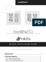 Niles Intellipad CI Solo Manual