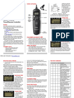 Quickguide To Canon Tc-80N3 Timer/Remote Controller: Controls and Functions