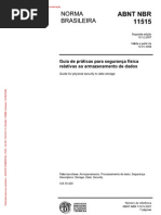 NBR 11515 - Segurança Armazenamento de Dados