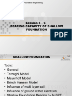 Bearing Capacity of Shallow Foundation