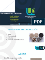 Materiales de Filtracion