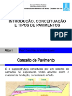 Aula1 - Introdução Conceituação e Tipos de Pavimentos