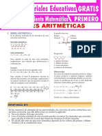 Serie Aritmética para Primer Grado de Secundaria PDF