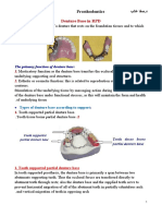 Denture Base in RPD Lec 12