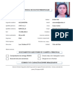 Ficha de Datos Personales PDF