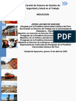 Induccion A La Seguridad y Salud en El Trabajo en El Peru