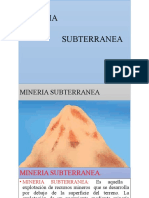 Mineria Subterranea