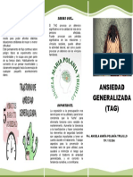 Folleto Ansiedad Generalizada Parte Externa