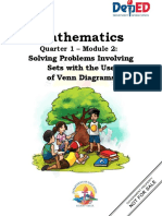 Mathematics: Solving Problems Involving Sets With The Use of Venn Diagrams