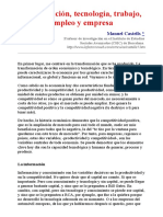 Globalización, Tecnología, Trabajo, Empleo y Empresa