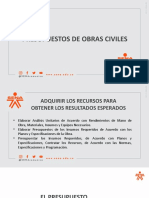 Presupuestos de Obras Civiles Guia General