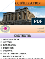 Greek Civilization: Seminar-1