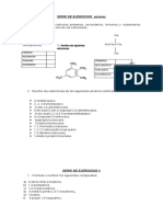 SERIE DE EJERCICIOS de Quimica Organica