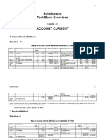 Solutions To Text Book Exercises: 1. Interest Tables Method: Solution - 1