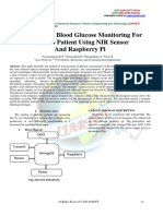 Non Invasive Blood Glucose Monitoring For