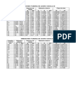 Dimesiones de Tuberia PDF