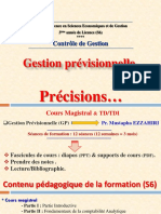 Gestion Prévisionnelle - PPT - 2020 PDF