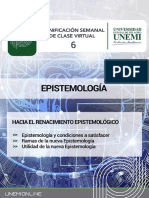 Unidad 2 Tema 6 La Nueva Espistemología, Ramas y Utilidad