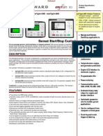 Genset Start/Stop Control: Description