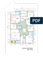 Vue en Plan RDC Ech:1/100: Cour Arriere