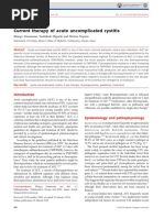 Current Therapy of Acute Uncomplicated Cystitis: Shingo Yamamoto, Yoshihide Higuchi and Michio Nojima