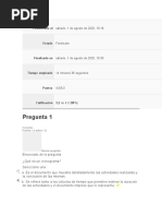 Examen Inicial Diplomado de Proyectos