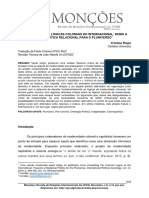 Rojas - Contestando As Lógicas Do Internacional