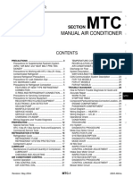 Manual Air Conditioner: Section