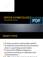 Office Gynecology: Princess Cony Cayaba